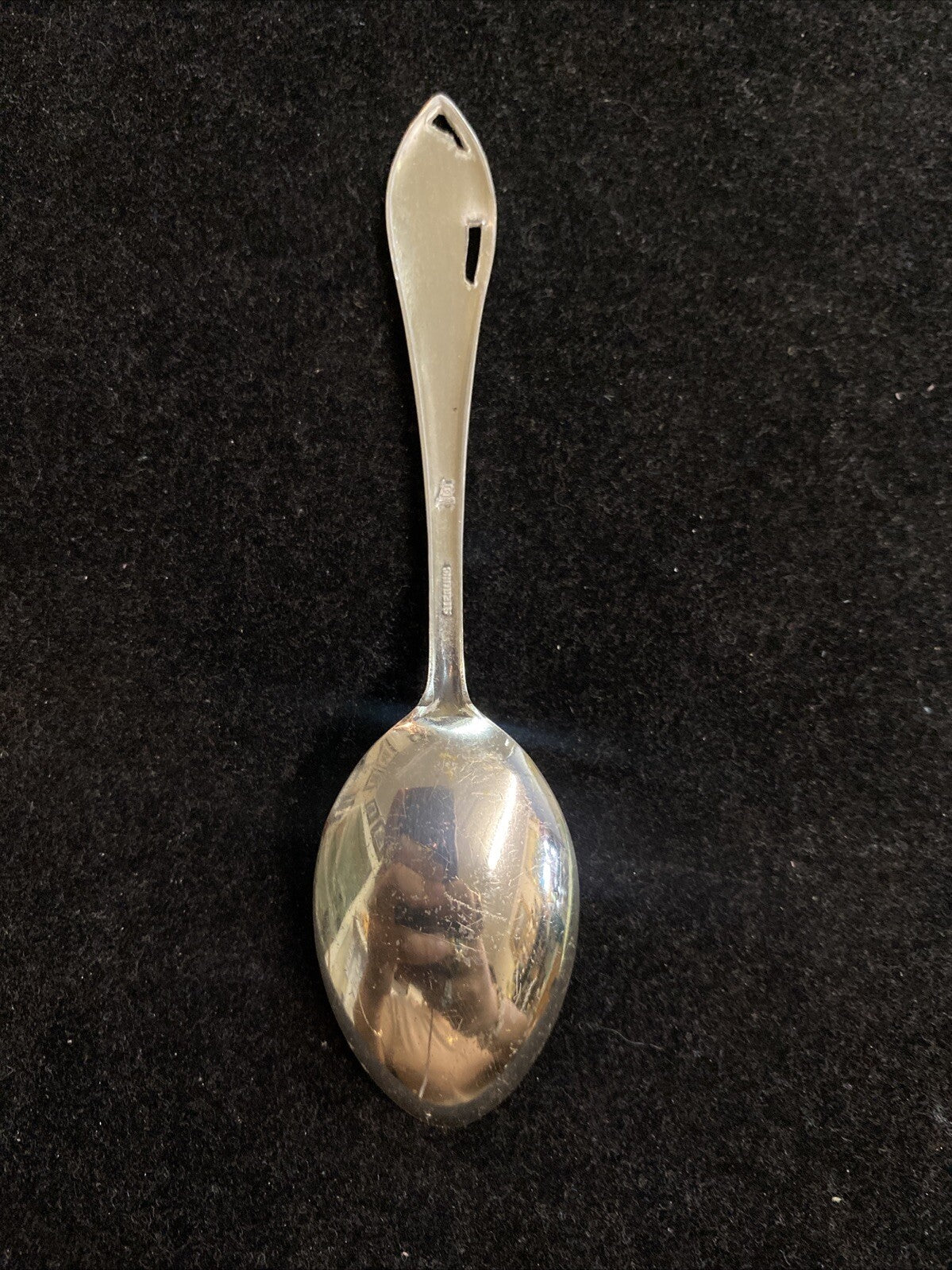 Vintage 5 1/2" Sterling Petrified Forest Arizona Souvenir Spoon 17.5g