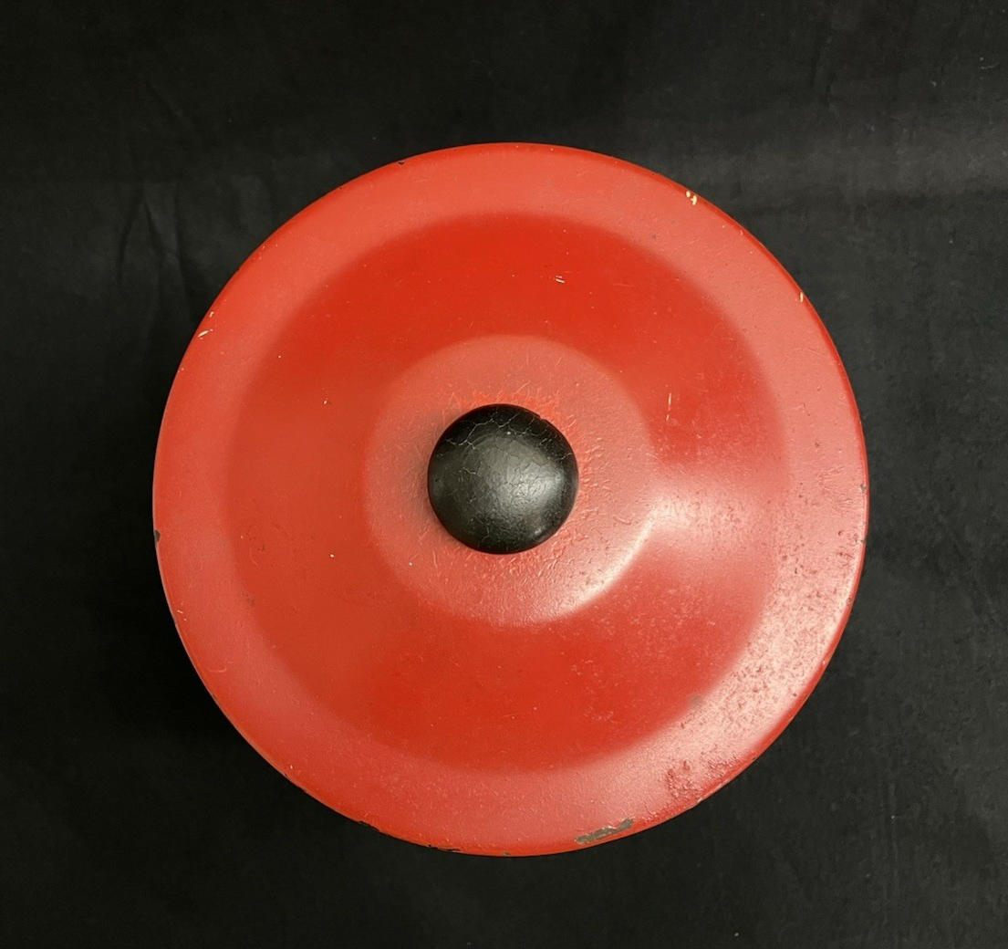 Vintage Gordon’s Foods Large Glass Snack Jar With Original Metal Lid 1940s