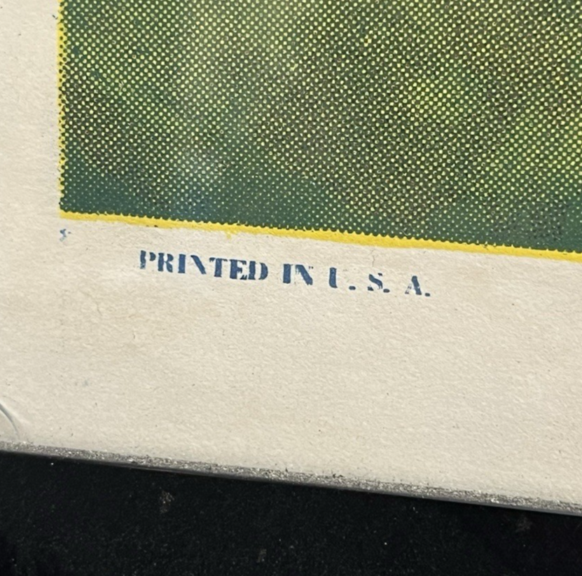 "When a Man Sees Red," w/ Buck Jones Framed Print, Realart Picture, Made in USA