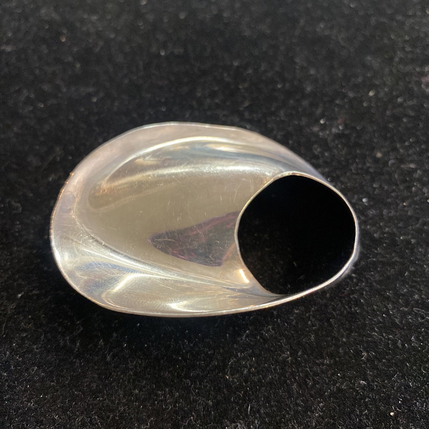 Midcentury Modern Sterling Silver 925 Brooch Pin Pendant 2 1/4" Mexico 15.7g