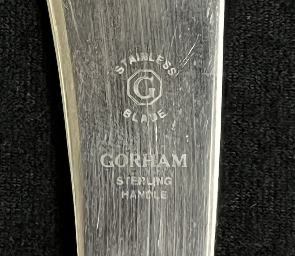 Chantilly by Gorham Sterling 38.2g Hollow Handle Master Butter Knife 6 5/8"