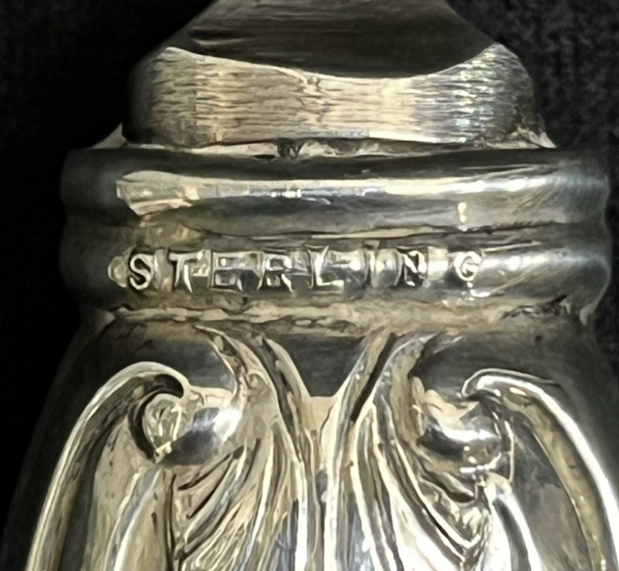 Orleans by Michael C. Fina Sterling Silver Pickle Fork w/ Hollow Handle 7 3/8"