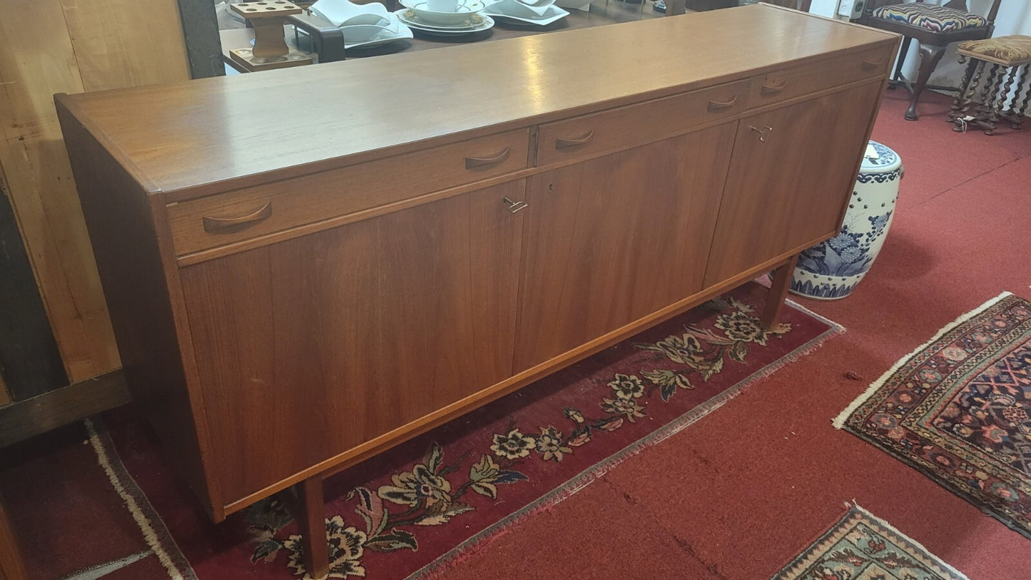 MIDCENTURY MODERN SWEDISH TEAK SIDEBOARD SERVER BUFFET TAGE OLOFSSON ULFERTS 72"