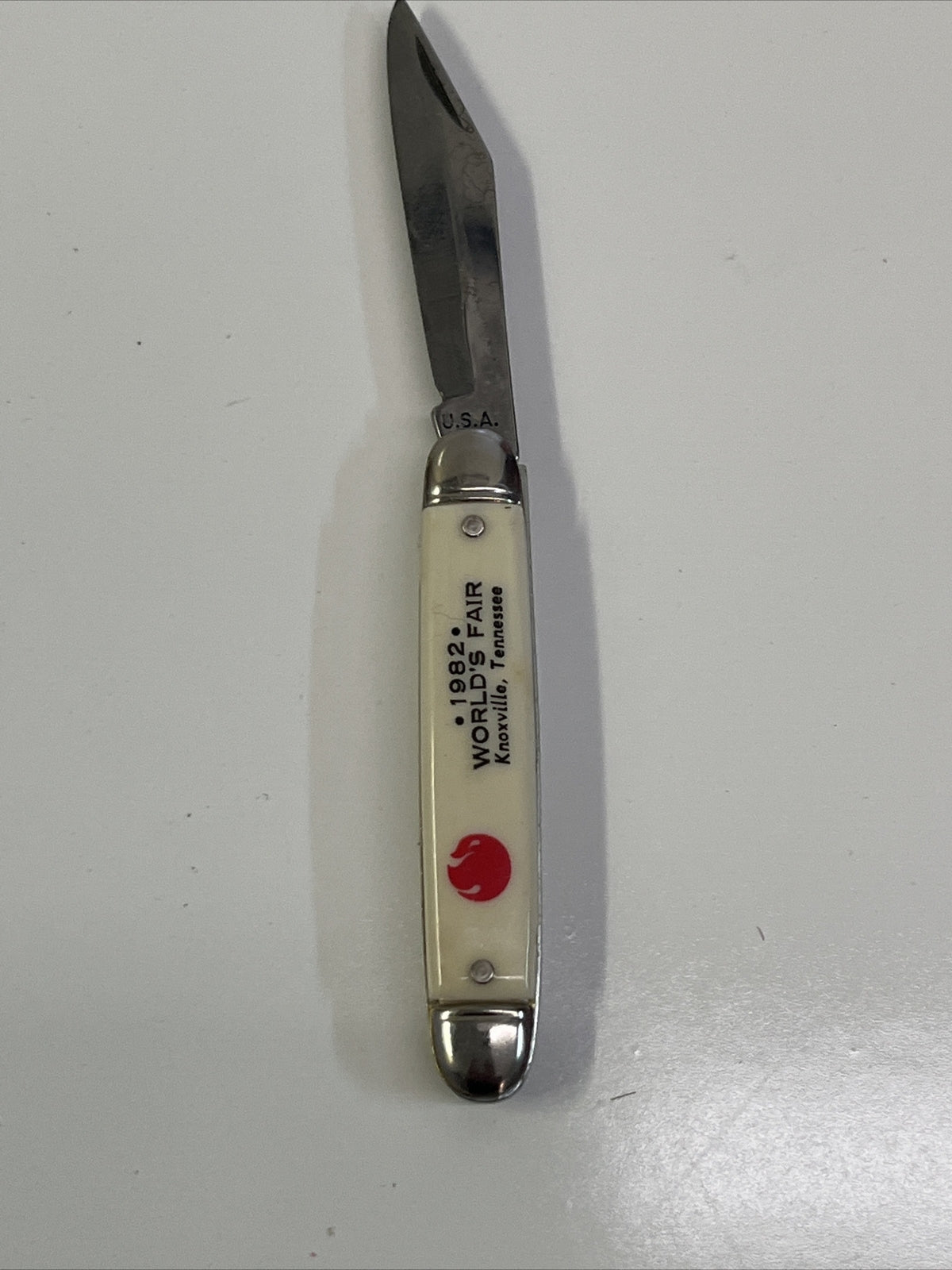 WORLD’S FAIR 1982 Knoxville Tennessee Pocket Knife 1 Blade Made In USA New