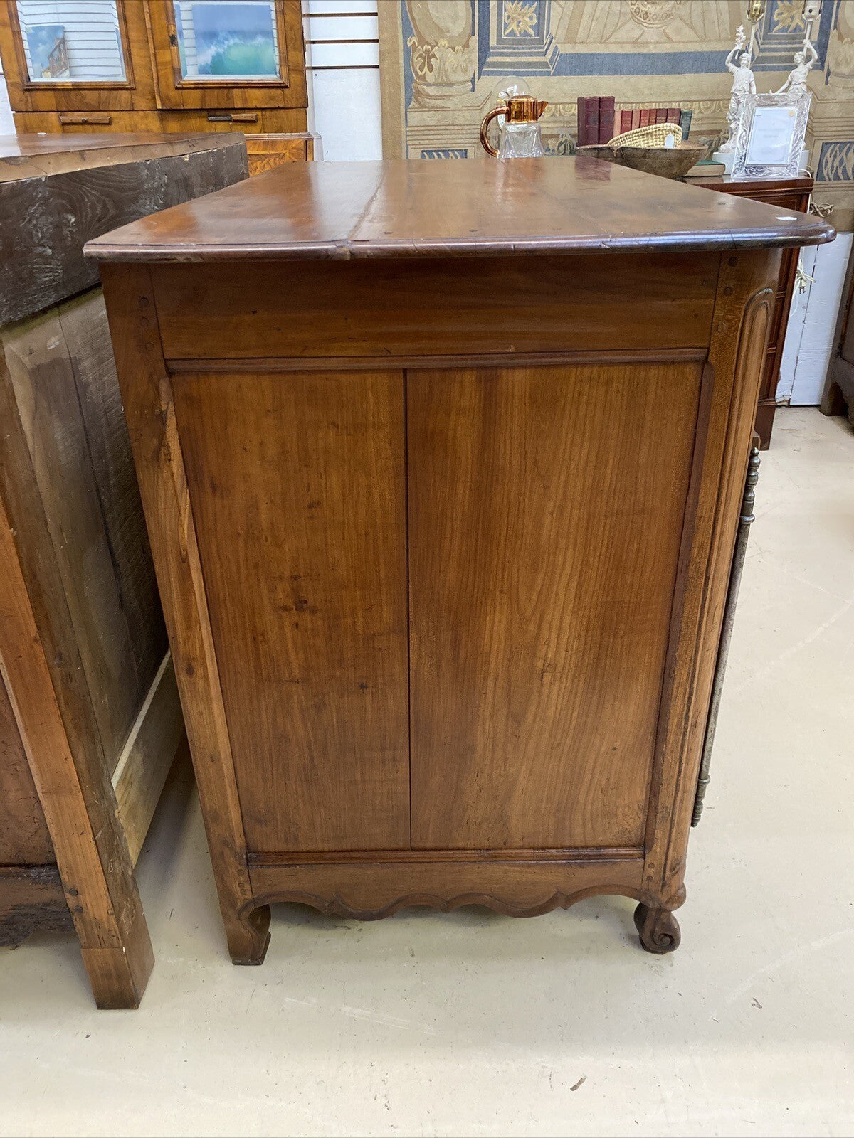 ANTIQUE FRENCH PROVINCIAL FRUITWOOD FARMHOUSE RUSTIC SIDEBOARD EARLY 1800's