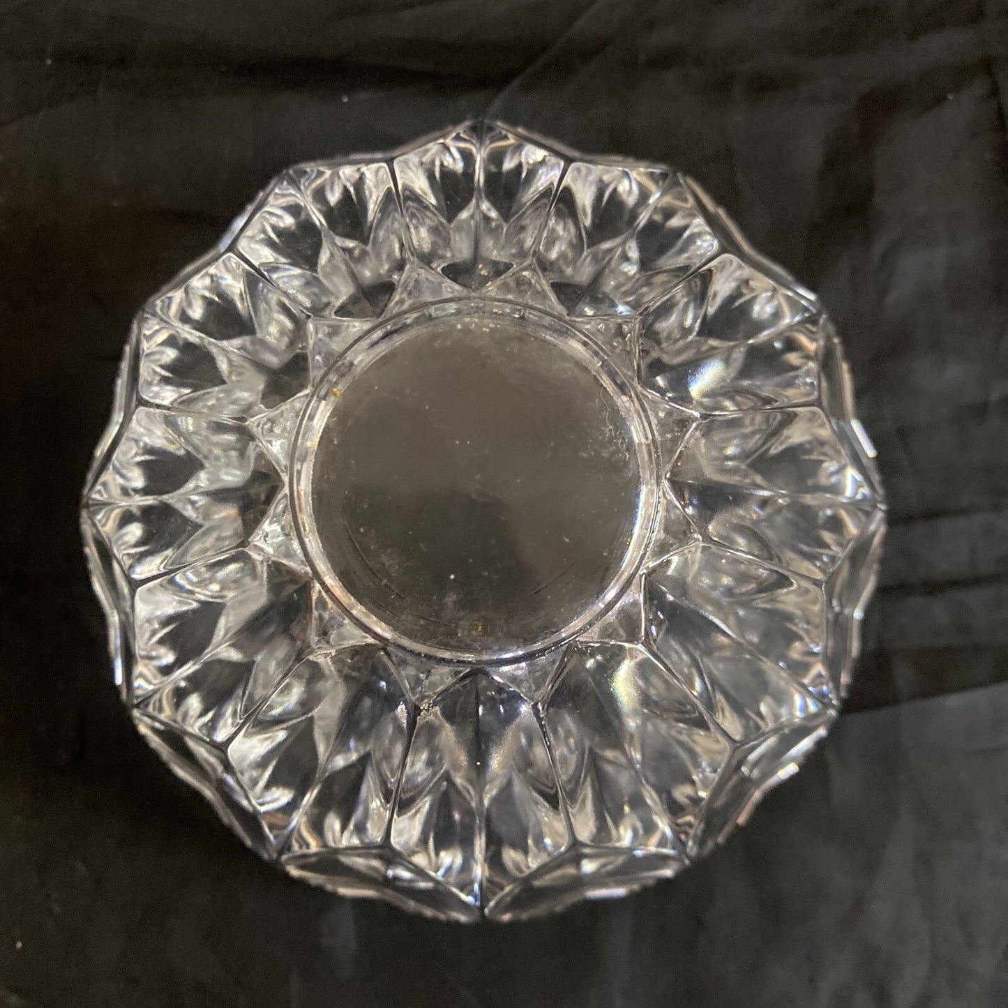 Vintage Kosta Art Glass Crystal Petal Bowl - Perfect and Glowing! Sweden Perfect