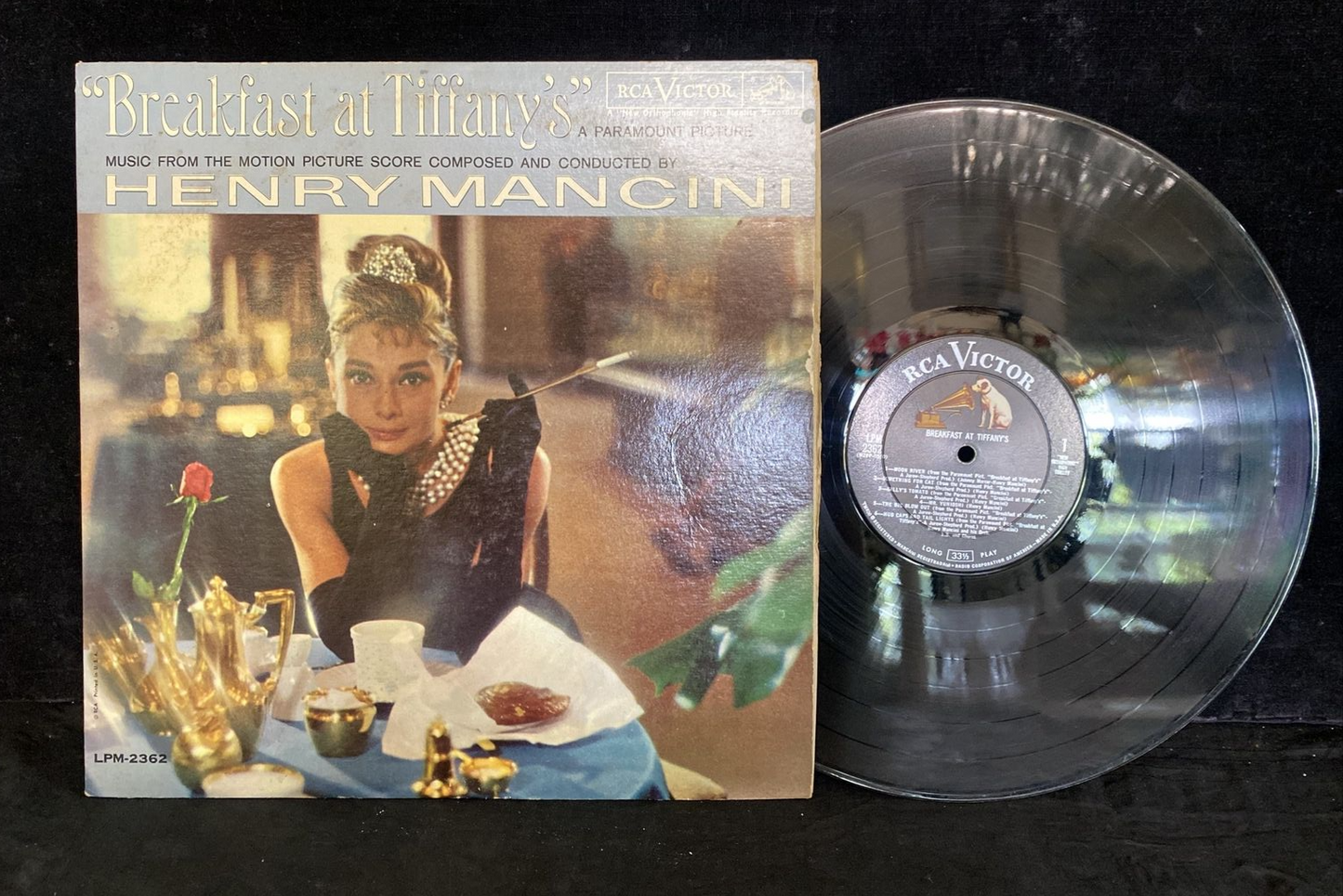 HENRY MANCINI-Breakfast At Tiffany's VINYL 12” LP 1961 RCA LSP-2362 NM/VG