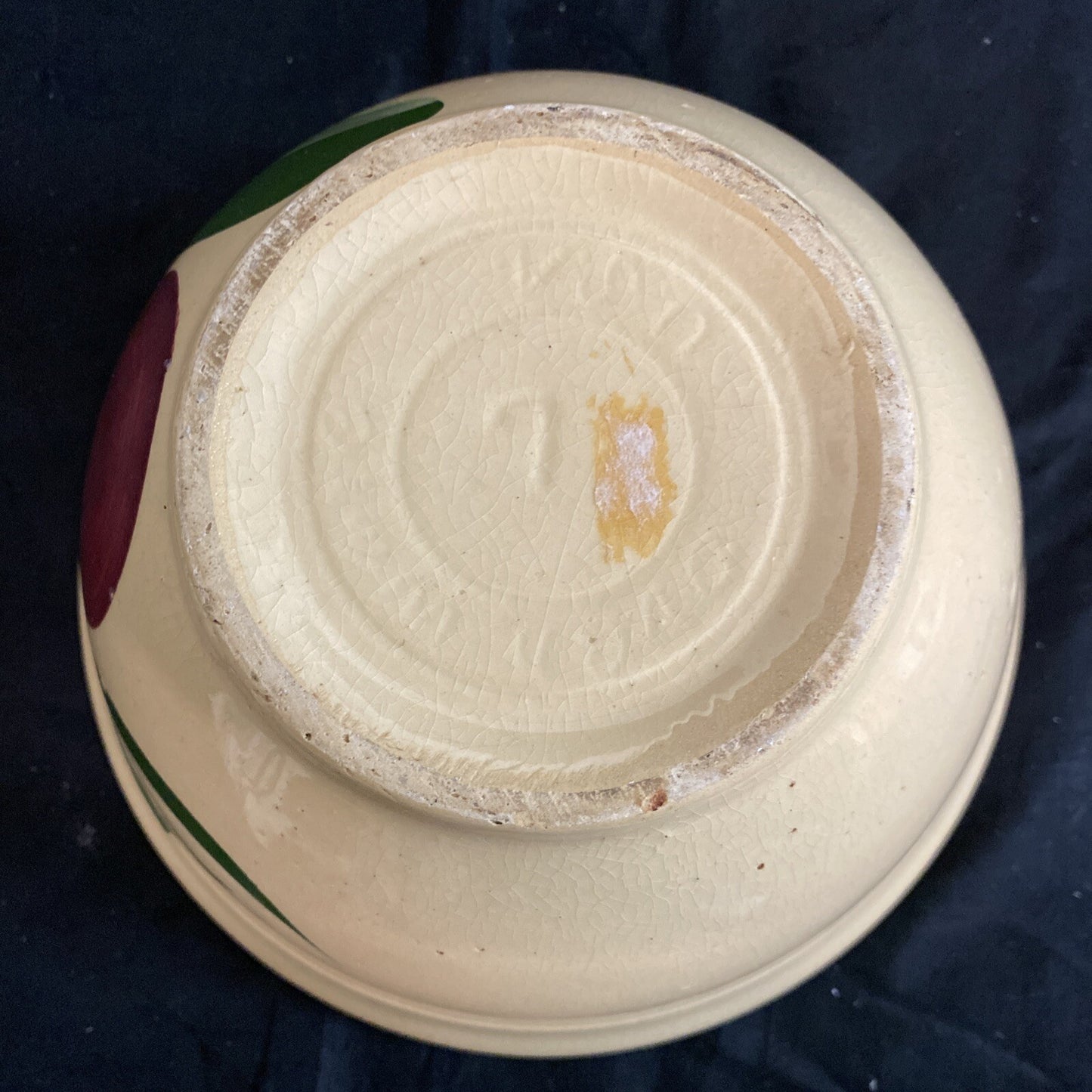 Watt Ware USA Apple 3 1/2" Bowl #7 Danube Farmers Elevator Co.