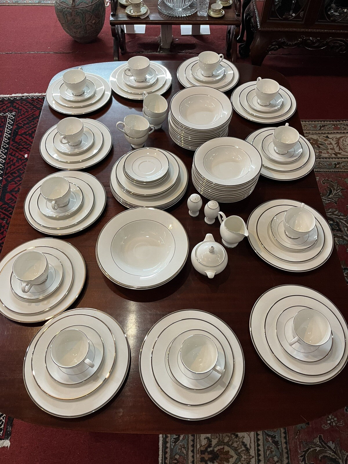 Mikasa Cameo Platinum HK301 Teacup and Saucer 16 available