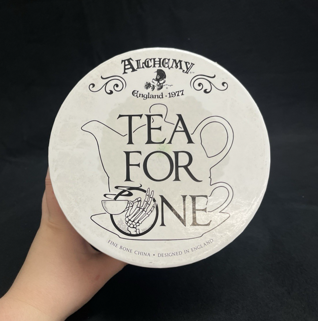 Alchemy of England 1977 Tea for One "Freaks Like Me Drink Tea" China Set