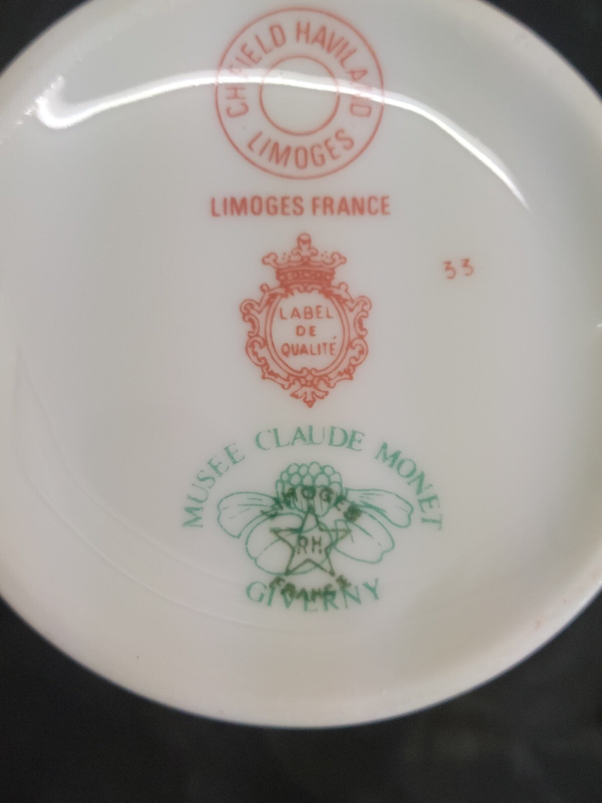 CH Field Haviland Limoges Claude Monet Giverny Pitcher 5.75"H France