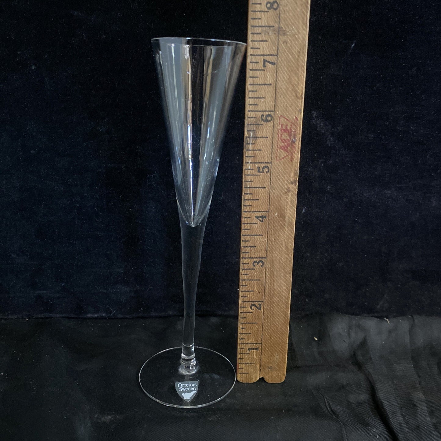 Set of 3 Orrefors Schnapps Victoria Blown Glasses 7 1/8" Sweden