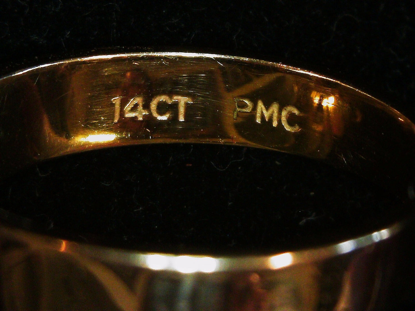 14K Yellow Gold Star Sapphire Ring Size 7.75 6.4g