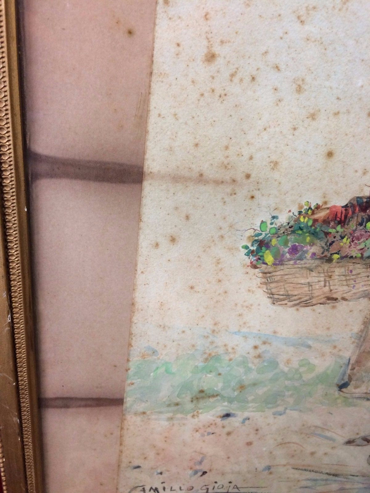 Original Signed Painting by Camillo Gioja Barbera circa 1800's