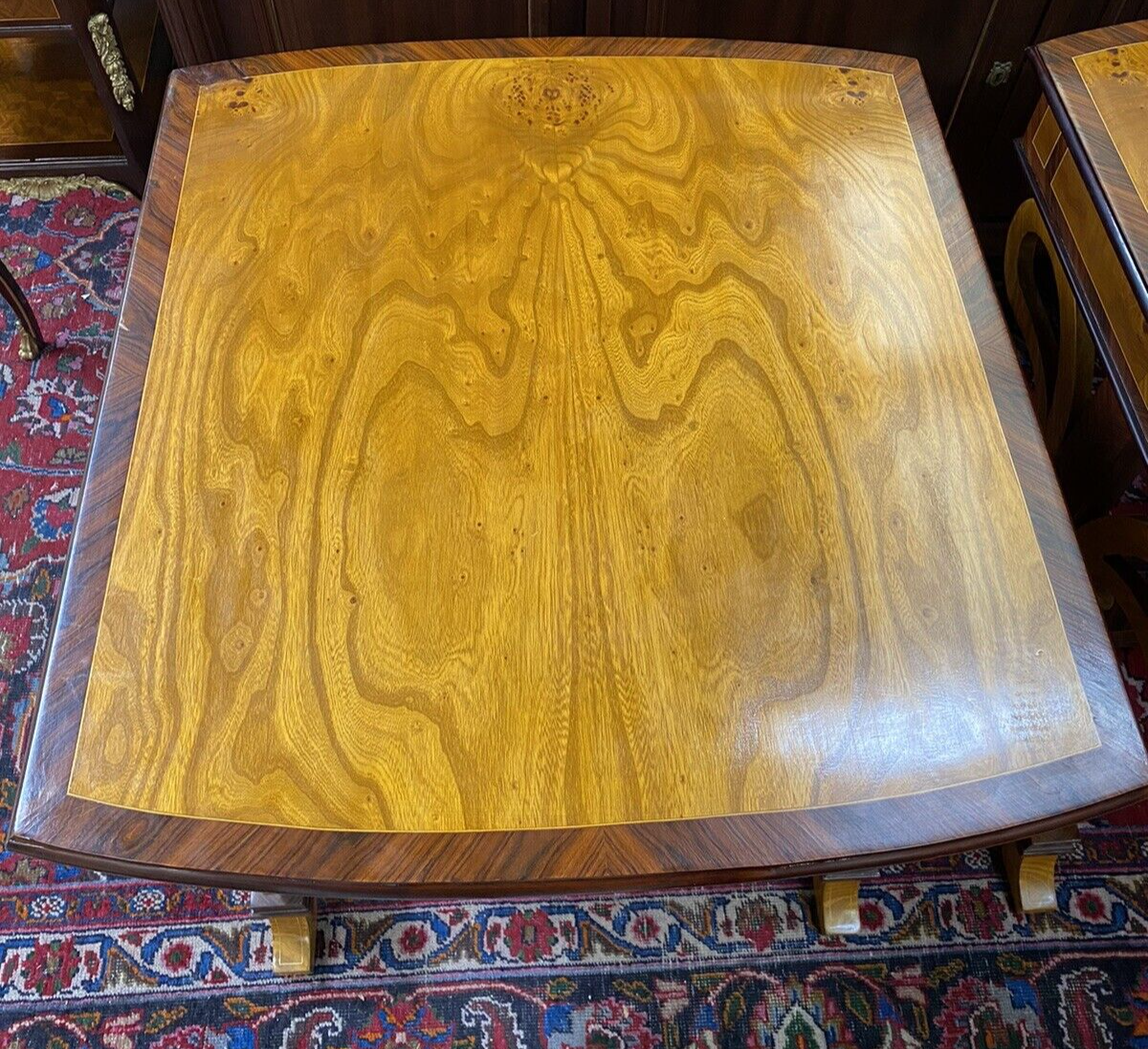 PAIR of ANTIQUE BIEDERMEIER STYLE SINGLE DRAWER SIDE END SOFA TABLES