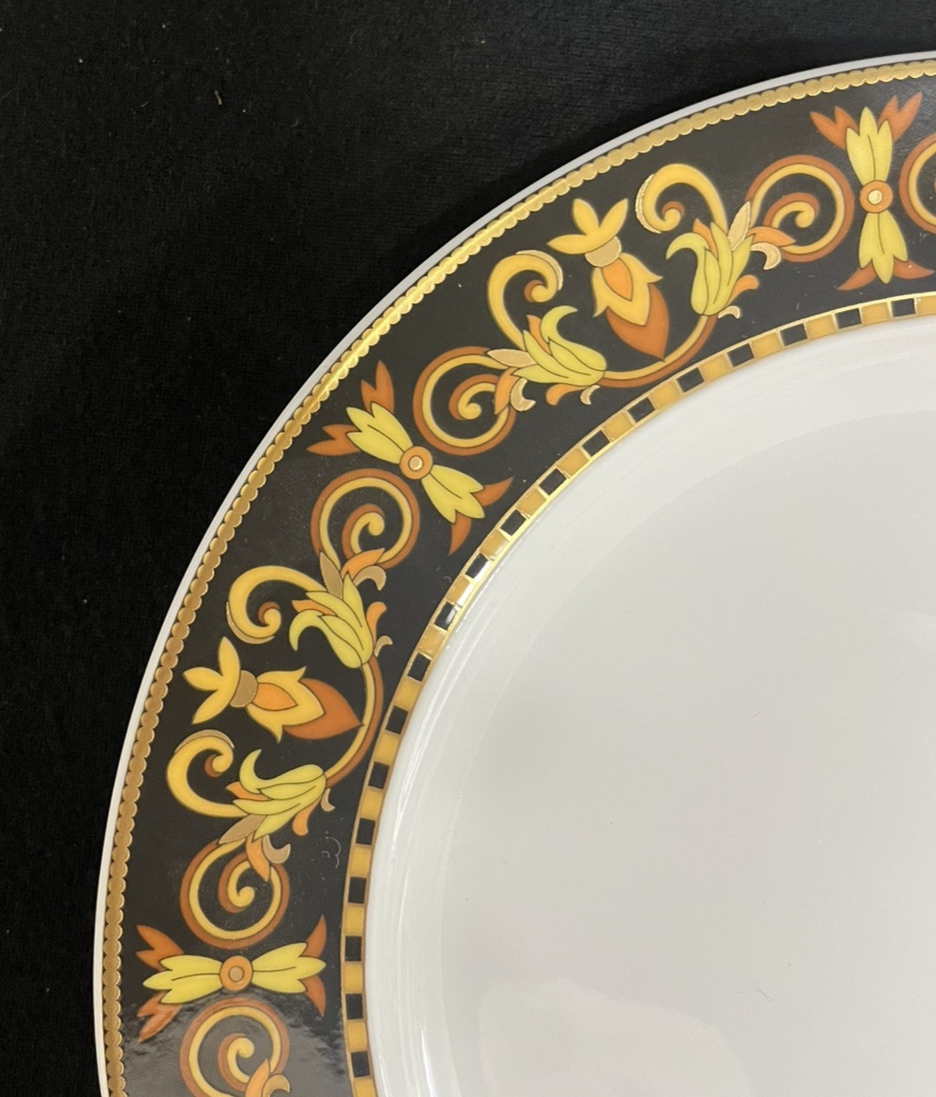 Rosenthal Versace Barocco Porcelain Salad Plates 8 7/8"