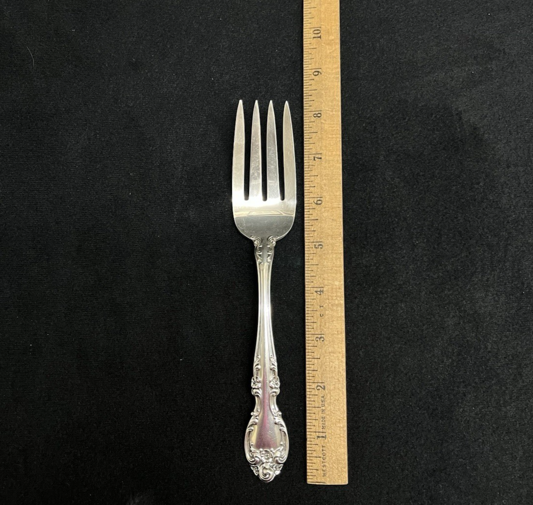 Melrose by Gorham Sterling Silver Cold Meat Serving Fork 8 1/8 in - 78.92g