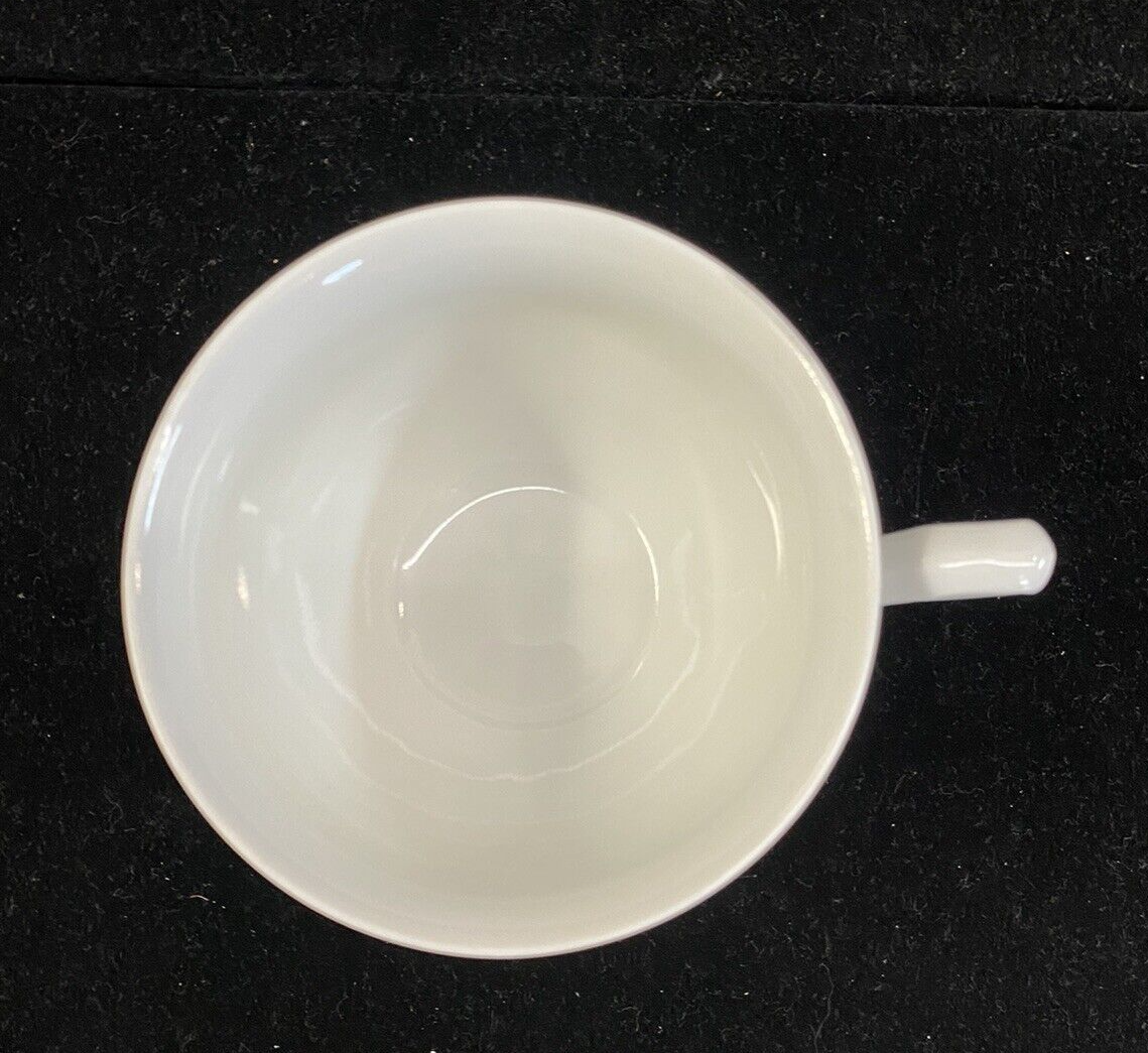 Rosenthal Maria White Classic Rose Footed Cup & Saucer Set 12 available