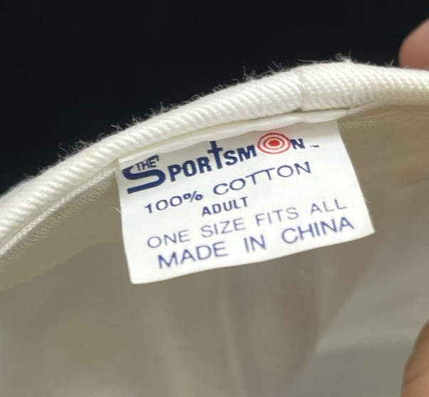 Vintage 100% Cotton NFL Washington Redskins Mascot Profile Snapback Canvas Hat