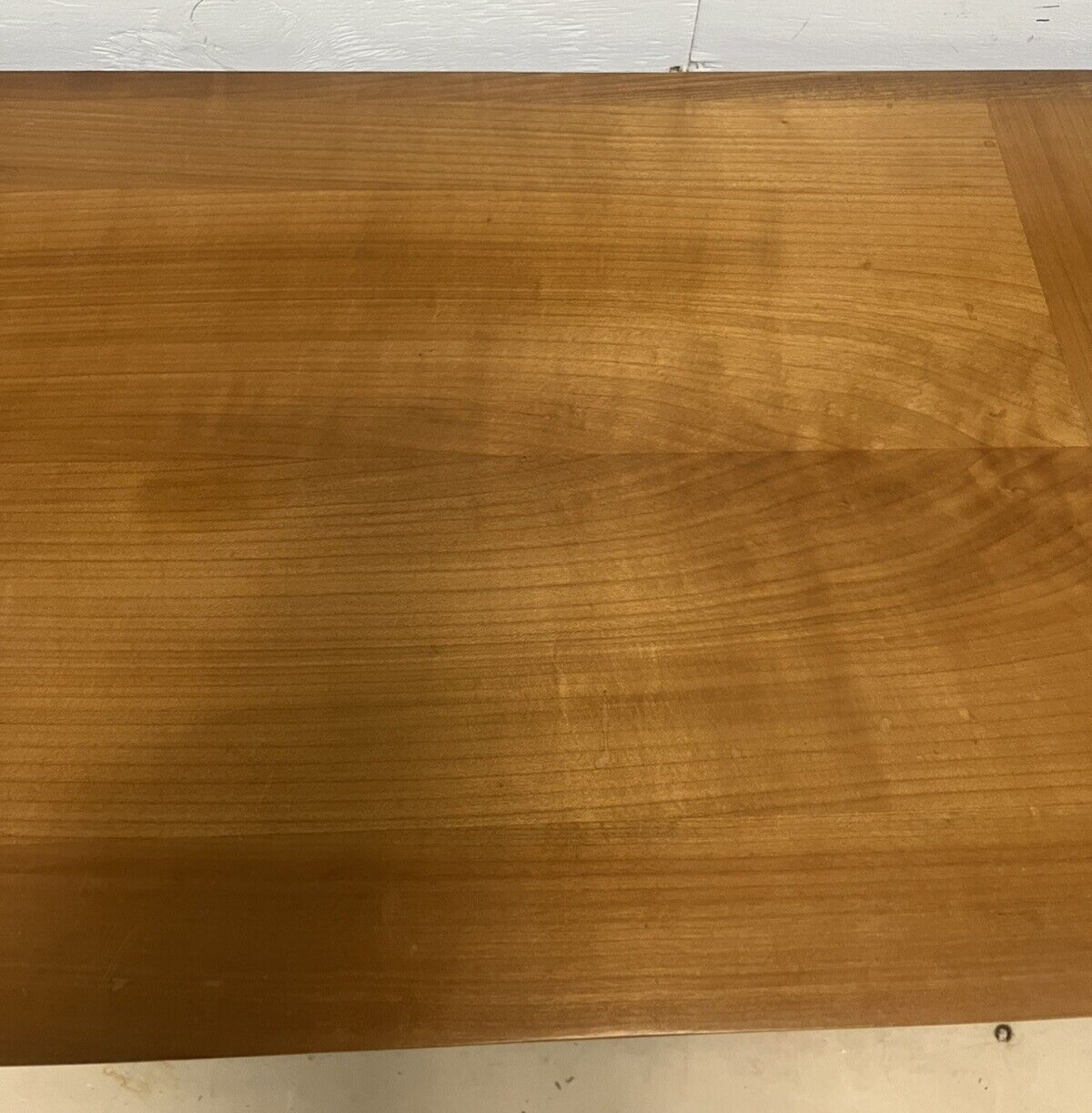 French Louis Philippe Blonde Three Door Sideboard Buffet Server Enfilade 78"W