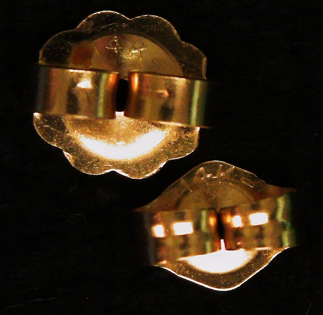 14k Yellow Gold Nephrite Jade “Good Fortune” Tear Drop Earrings 3.85g