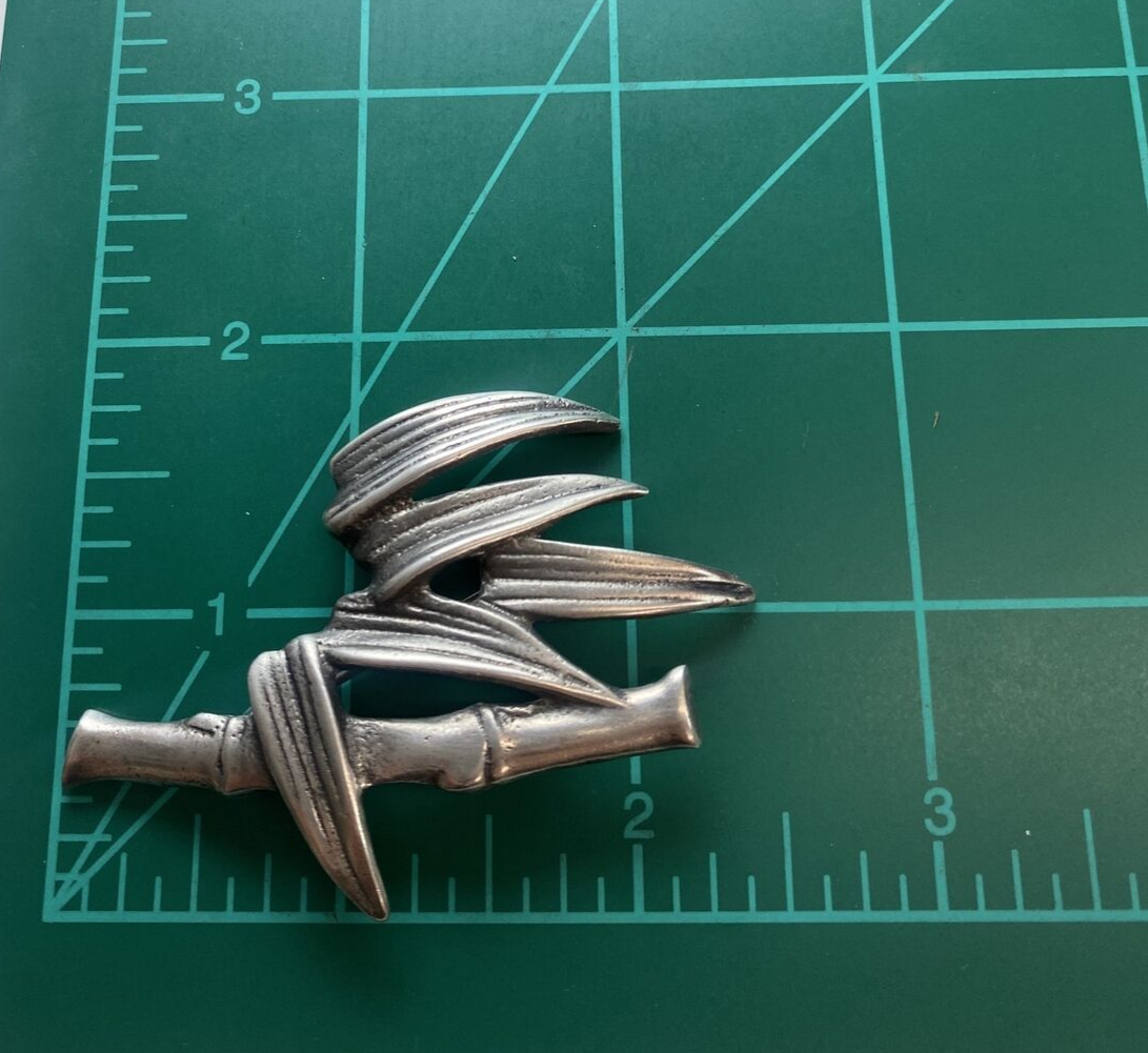 Mings Sterling Large Bamboo Pin/Brooch Signed - 1940's  Honolulu, Hawaii 2 avail
