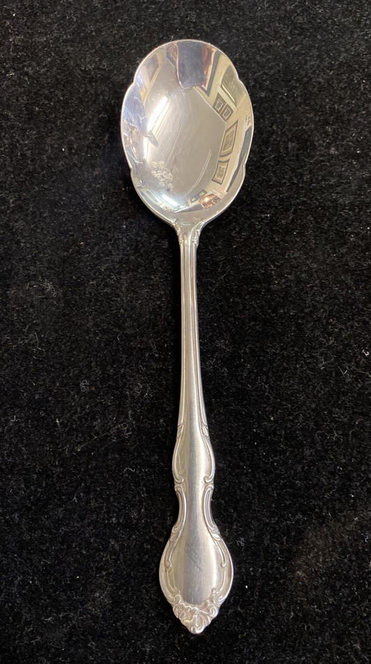 Sterling Silver Alvin  Pirouette 6" Sugar Shell Spoon