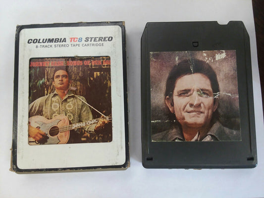 Pair JOHNNY CASH & HIS GREATEST HITS II & Songs of our soil Untested