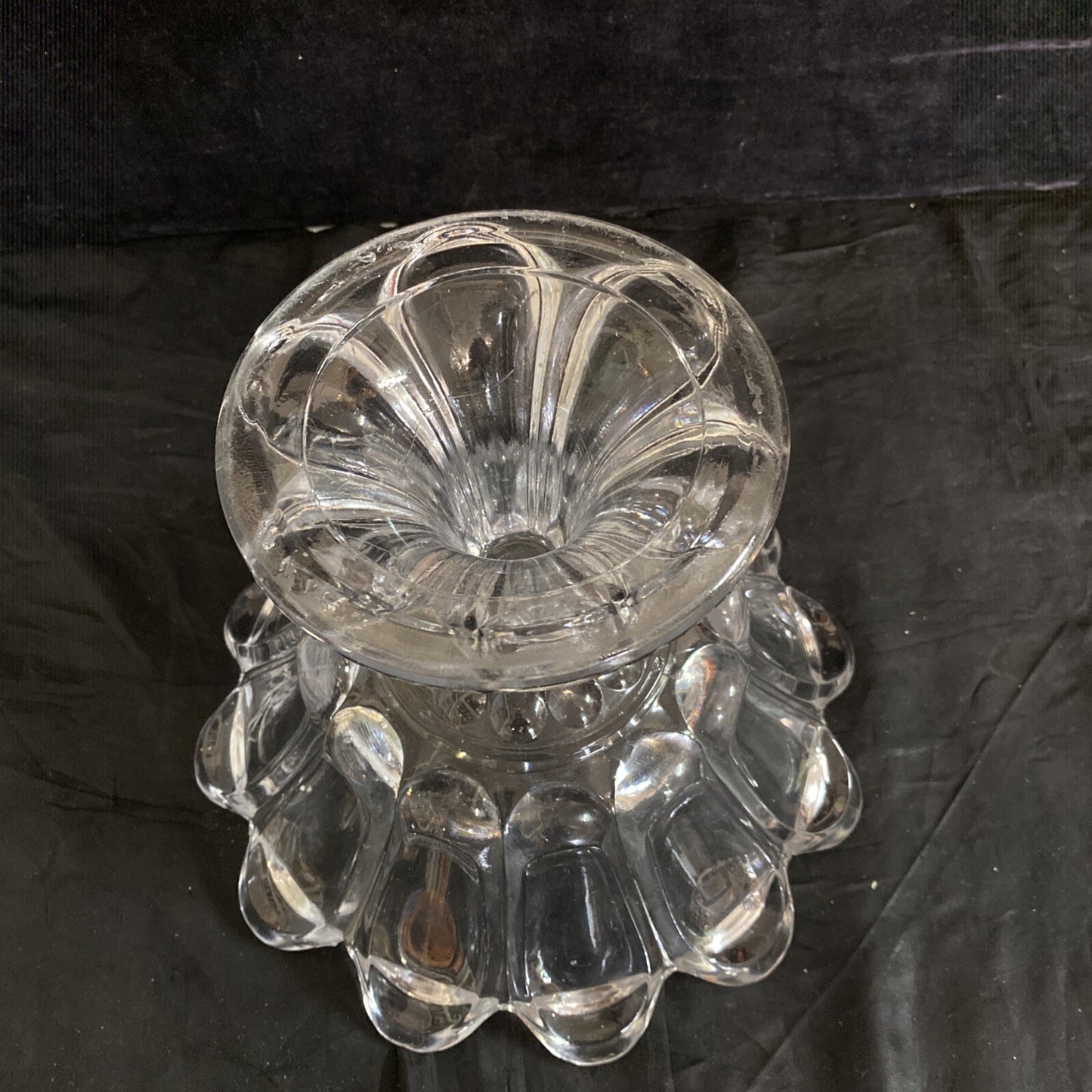 EAPG Flint 7" Petal & Loop Compote 1840 BH298