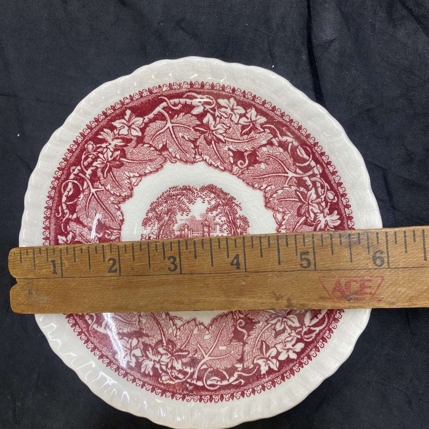 Mason's Vista Pink Flat Teacup & Saucer Set