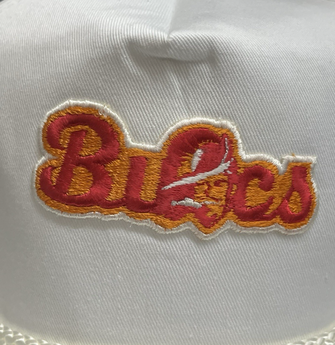Vtg 100% Cotton NFL D.P.M. Tampa Bay Buccaneers Adjustable Snapback Canvas Hat