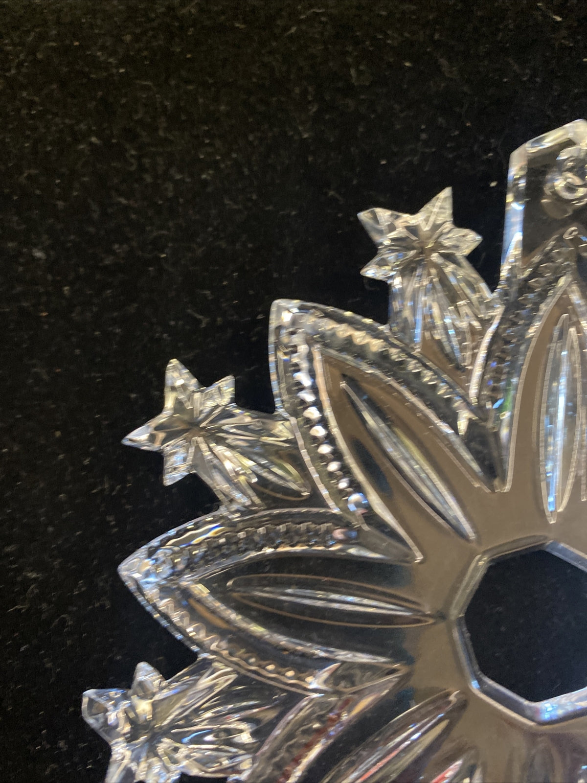 WATERFORD Chrystal 2010 LTD ED. SNOW CRYSTAL ORNAMENT 151916