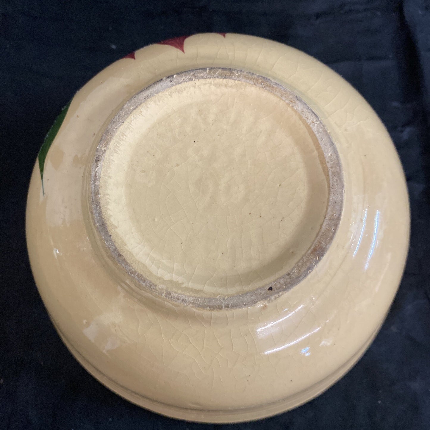 Watt Ware USA Apple and Red Bud Graduated Ribbed Bowl Set of 3