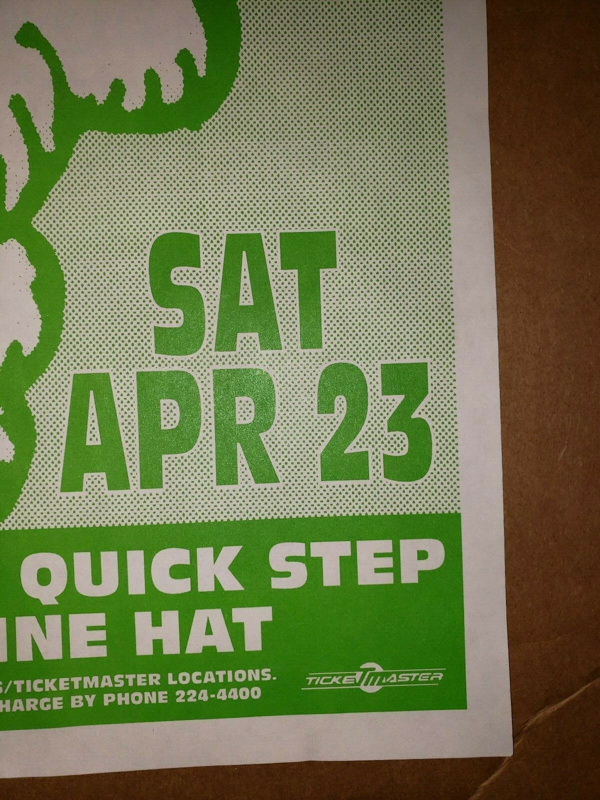 Band "X"  La Luna- Portland, OR. 4/23/1994 Concert Poster Hand Bill