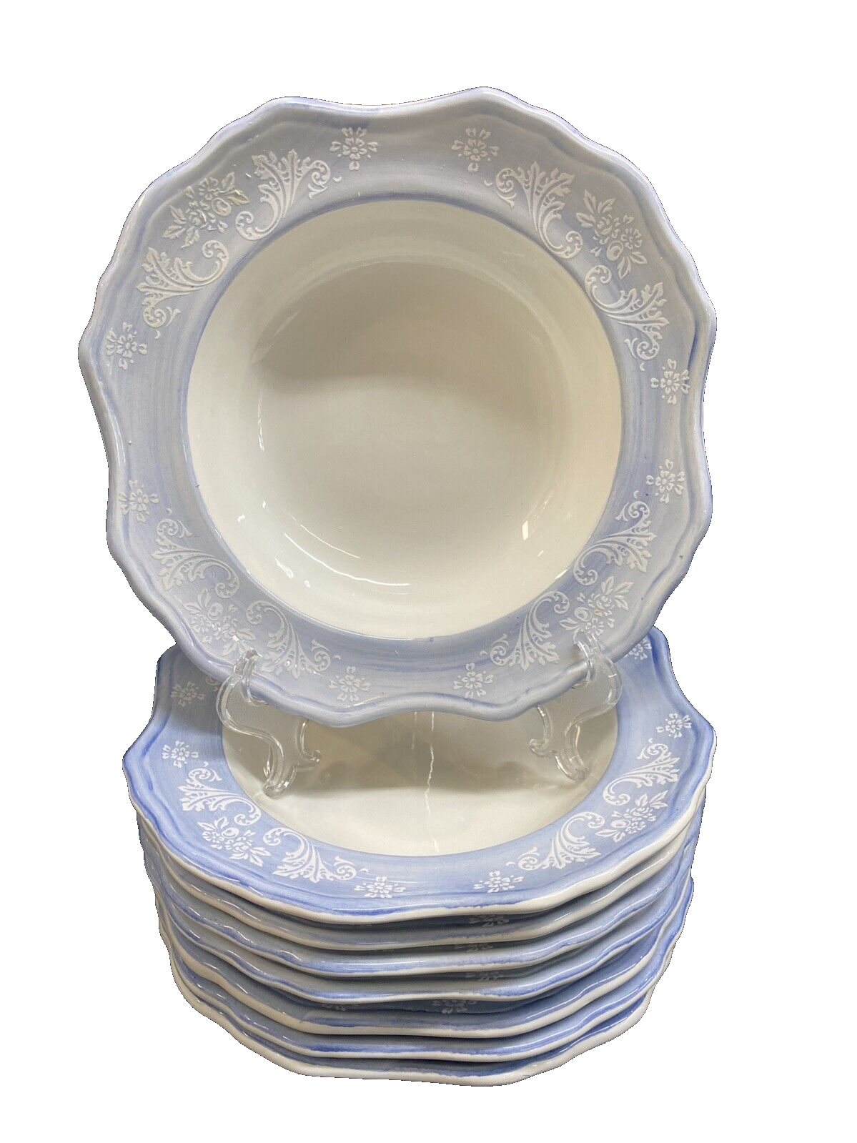 Ceramica Due Torri Italy 9 1/4" Soup Bowls KM18