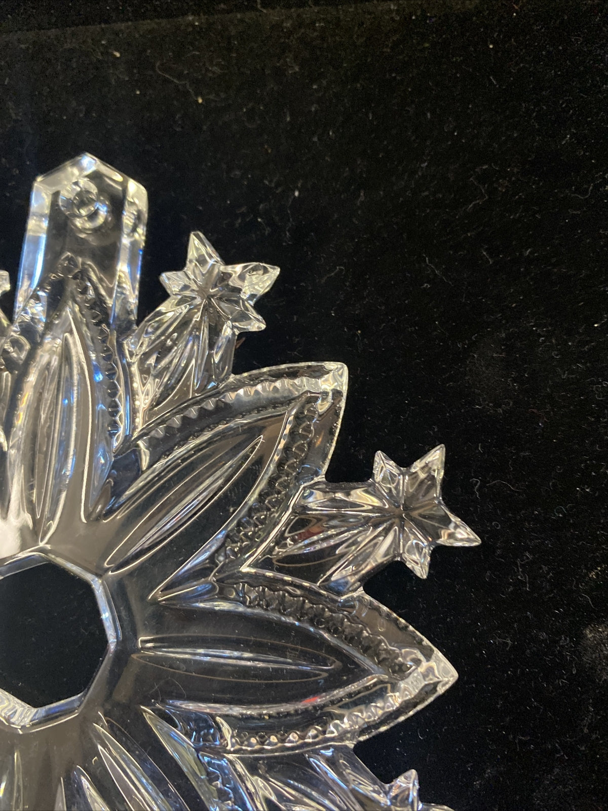 WATERFORD Chrystal 2010 LTD ED. SNOW CRYSTAL ORNAMENT 151916