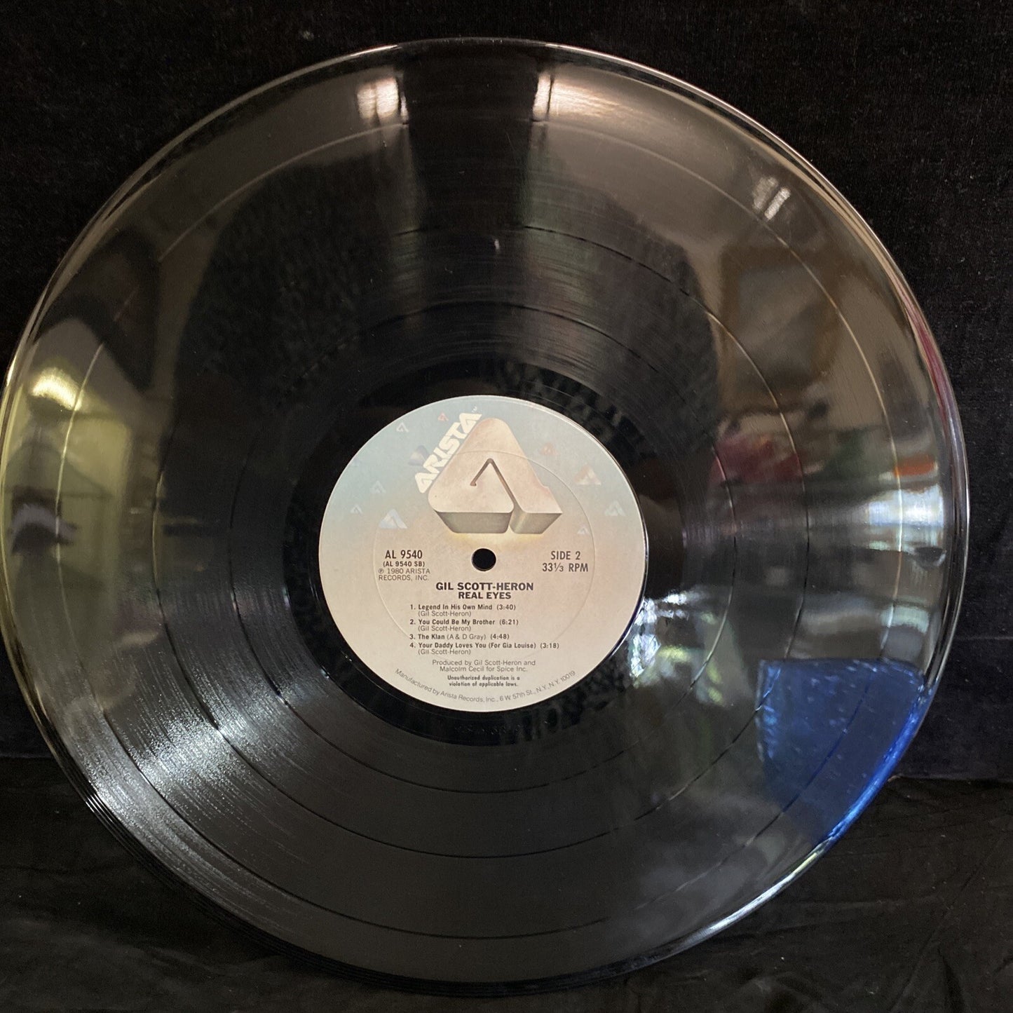 NM 1st PRESS GIL SCOTT-HERON Real Eyes ARISTA LP AL 9540