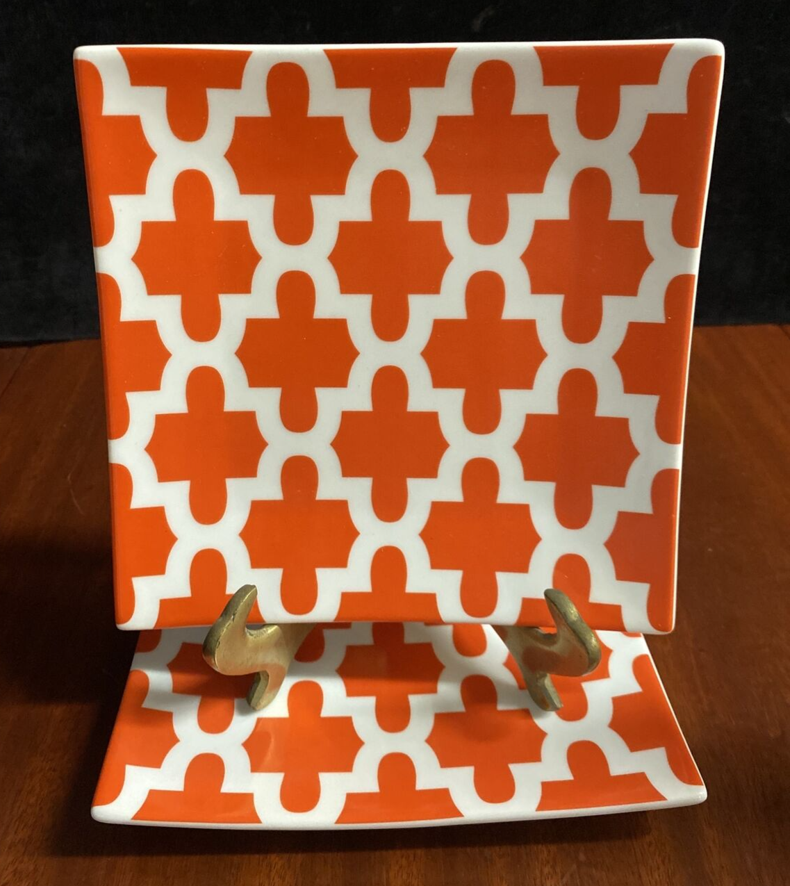 Crate Barrel CB2 Dish Set Of 6 Plates and Angular Bowls BH179