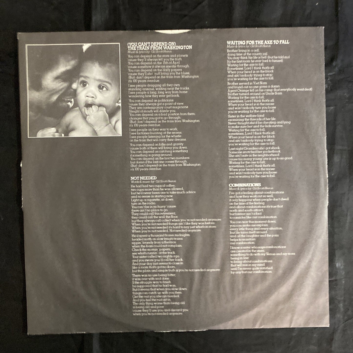 NM 1st PRESS GIL SCOTT-HERON Real Eyes ARISTA LP AL 9540