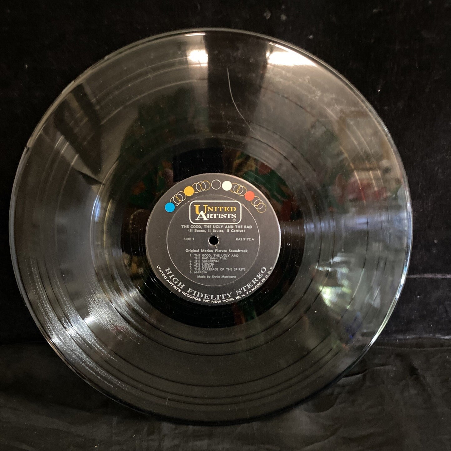 RARE MISPRINT!! Ennio Morricone The Good The Bad and The Ugly  UAS 5172