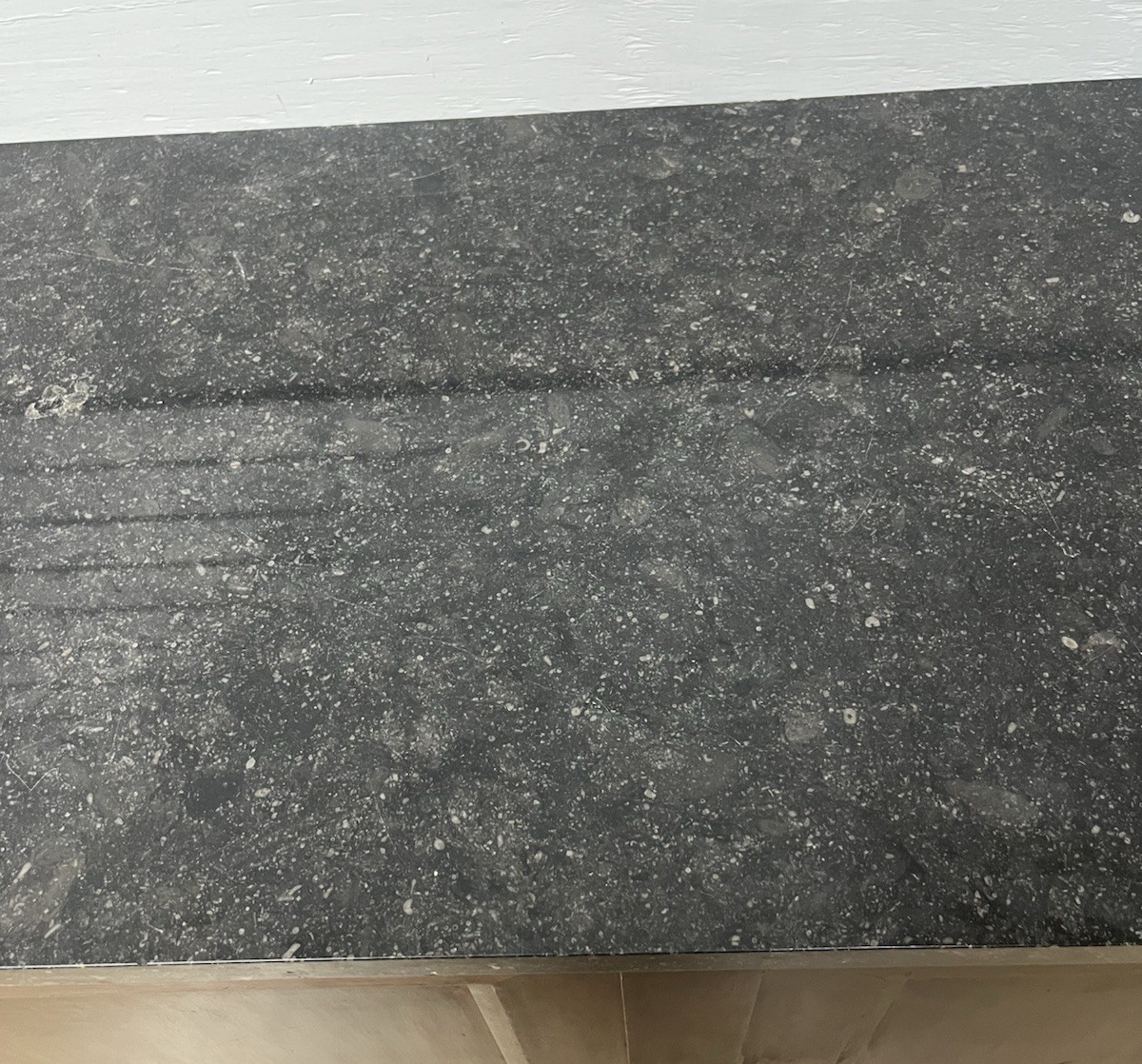 ANTIQUE FRENCH LOUIS XVI MARBLE TOP MAHOGANY SIDEBOARD ENFILADE CHEST 79" WIDE