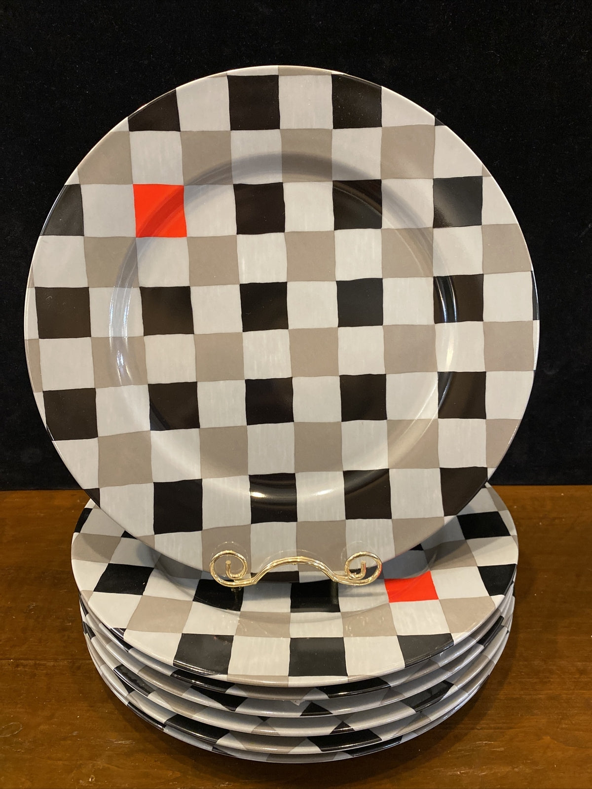 23pc Taitu Mosaico 1984 Emilio Bergamin Italy Cups & Plates