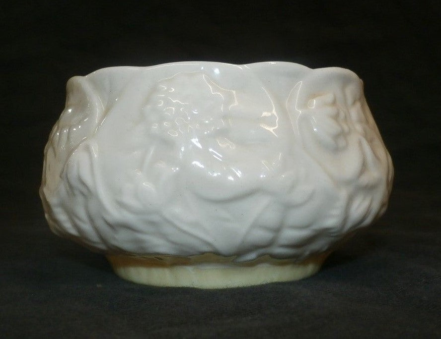 Belleek Open Sugar Bowl - Lotus Pattern - 3rd Green Mark