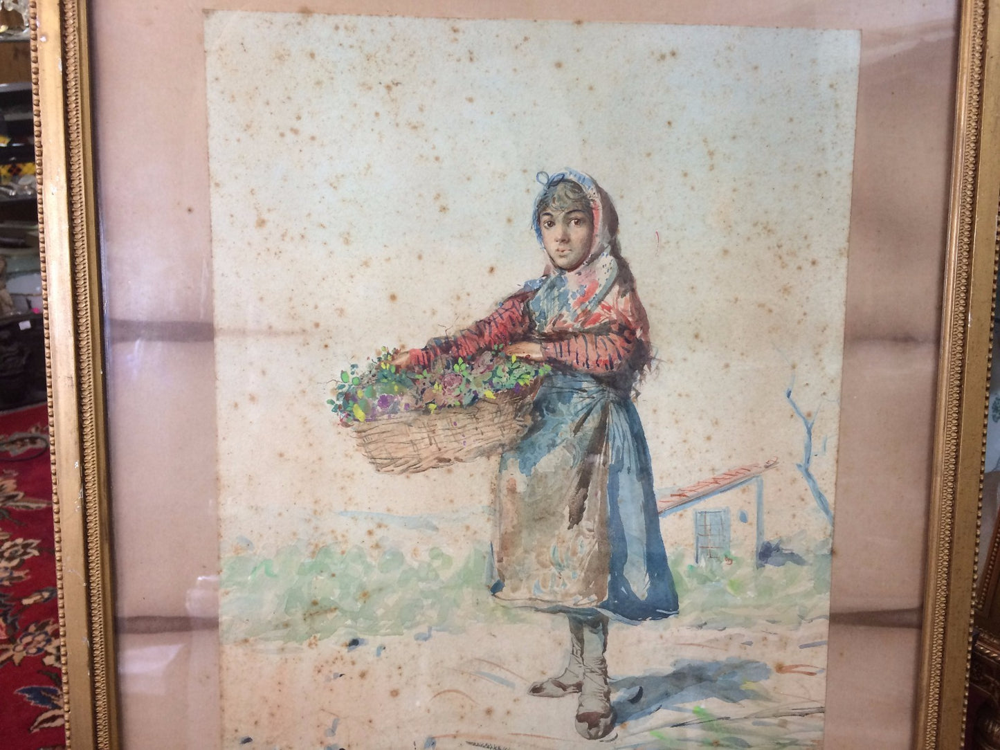 Original Signed Painting by Camillo Gioja Barbera circa 1800's