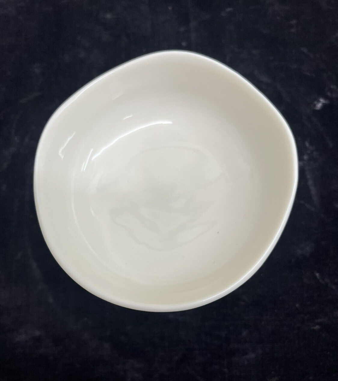 dbO Ware Raw Porcelain Pedestal Compote/Fruit Handmade in Peru 3.25 in