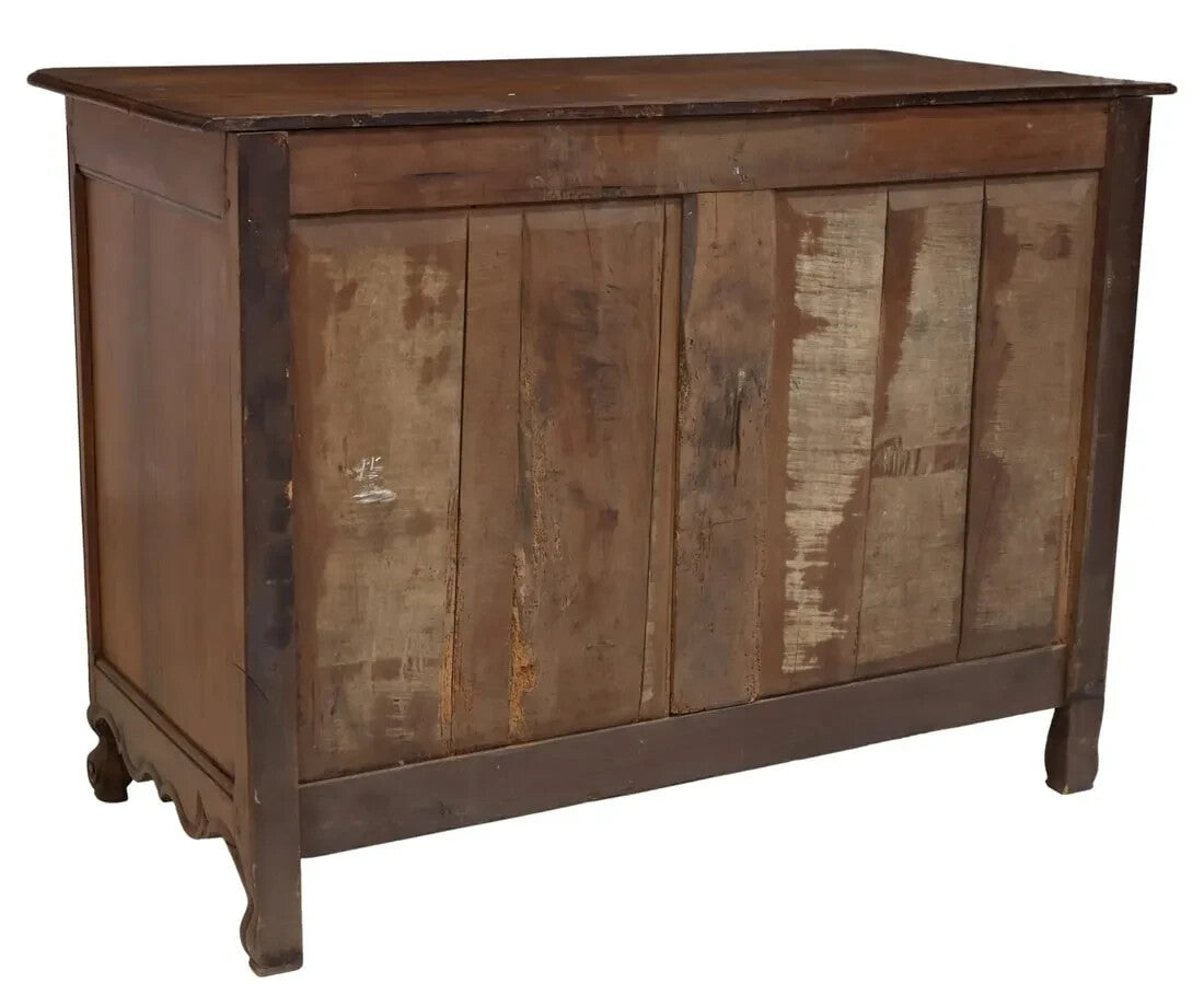ANTIQUE FRENCH PROVINCIAL FRUITWOOD FARMHOUSE RUSTIC SIDEBOARD EARLY 1800's