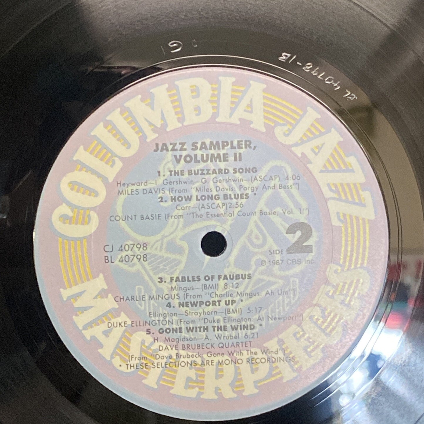 PROMO MILES DAVIS JOHN COLTRANE Sampler Volume II JAZZ LP COLUMBIA NM/VG++
