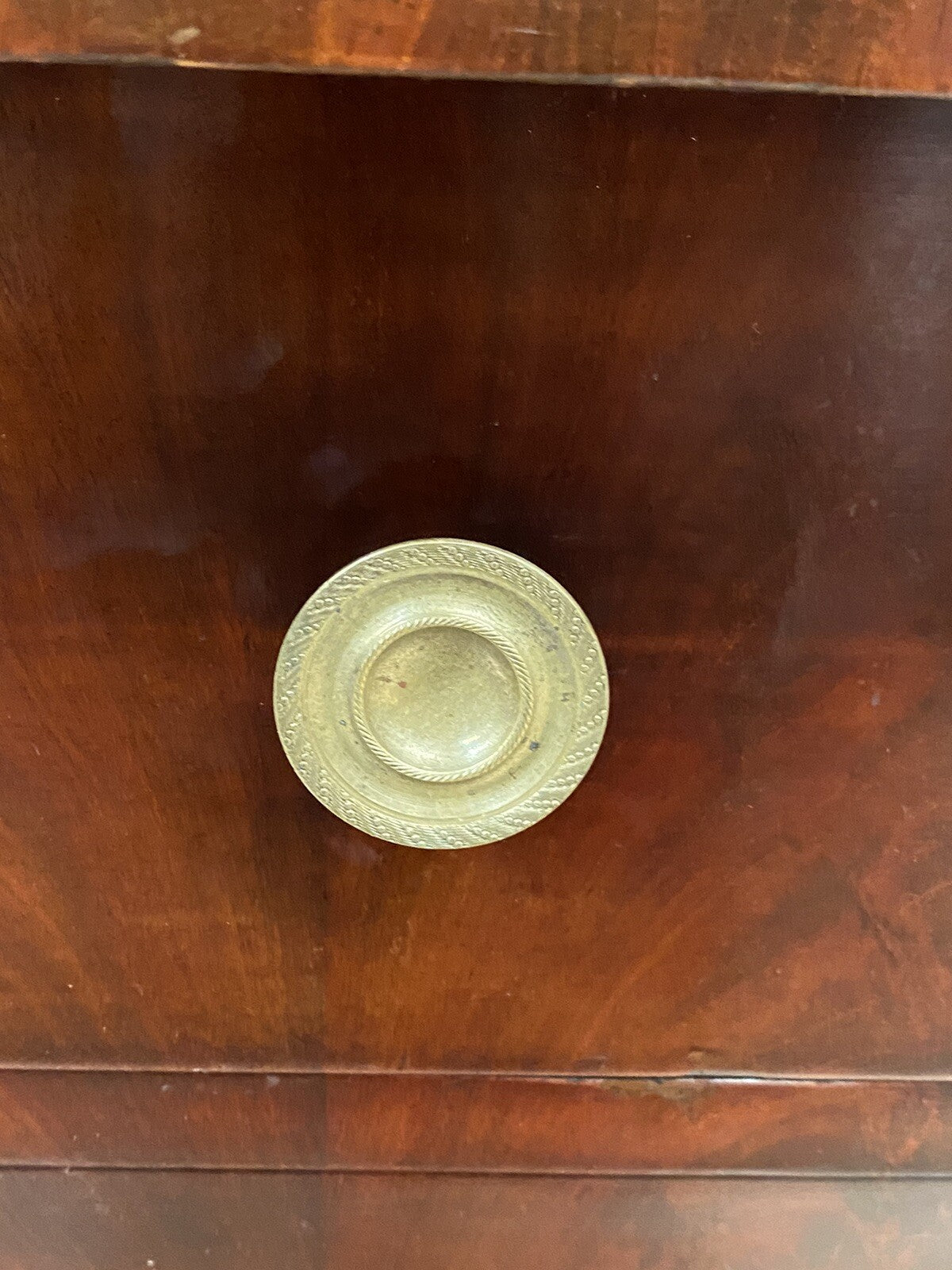 Antique Burled Walnut Mid-19th Century Empire and Marble Top Chest Commode