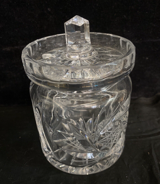 ABP Cut Glass Jam Jar