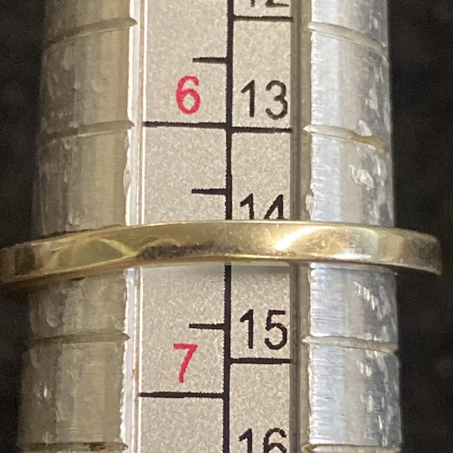 14k White Gold & Diamond Ring SZ 6.5 2.9g